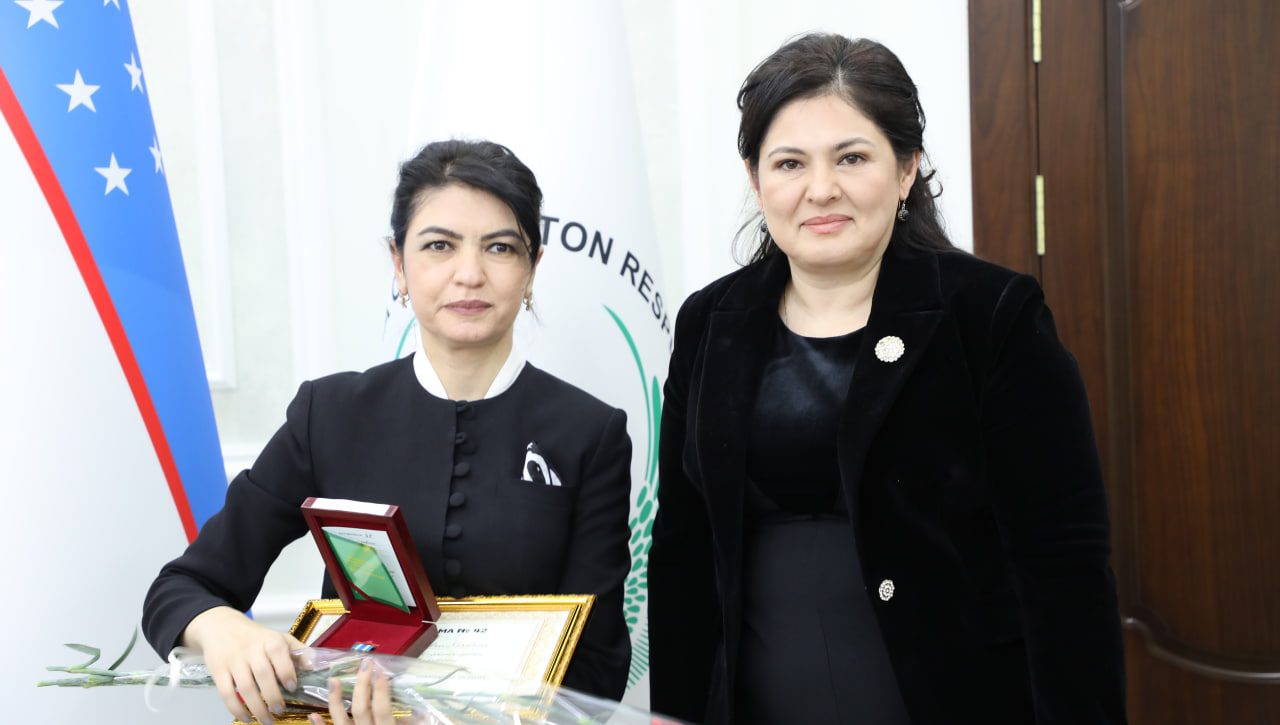The holders of the sign “For the Protection of Human Rights” were awarded