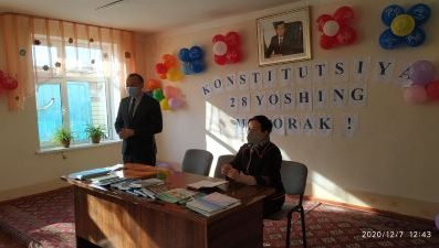 Мактабда Конституцияга бағишланган тадбир