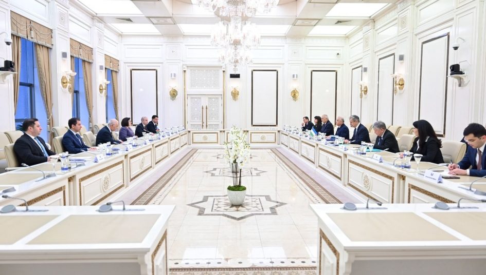 Speaker of Azerbaijan`s Parliament holds meeting with Uzbek delegation