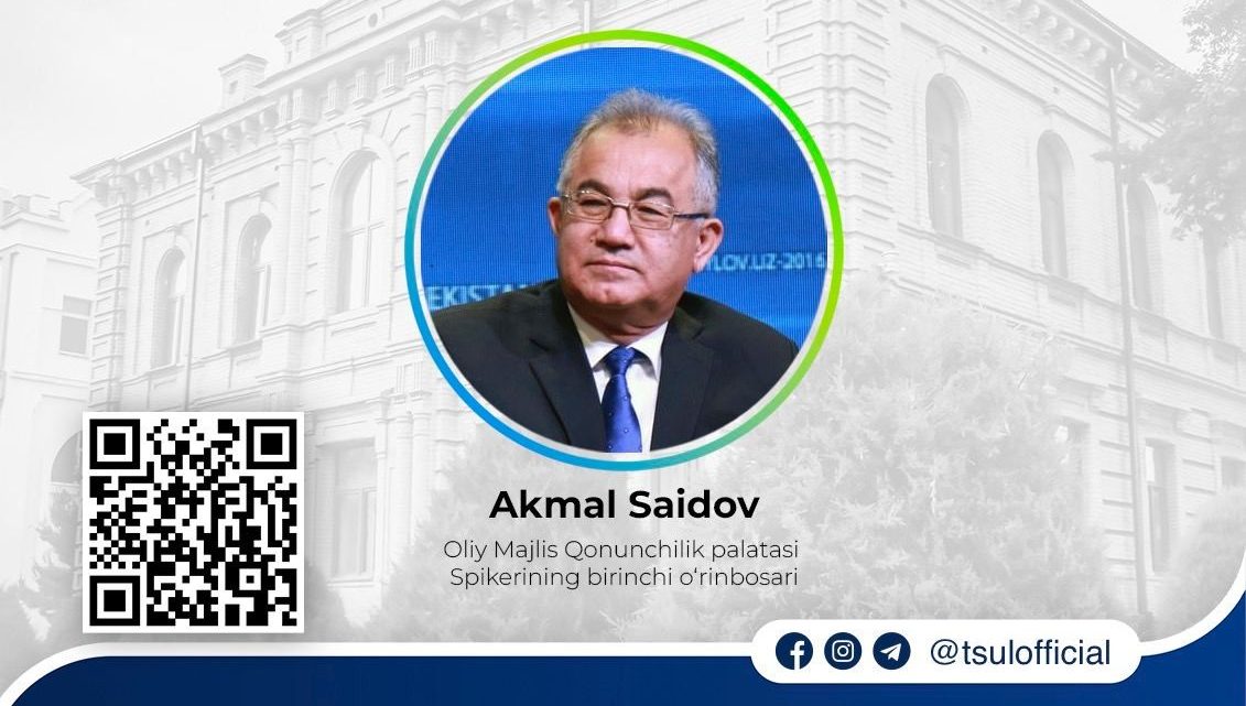 The meeting with Akmal Saidov on the topic 