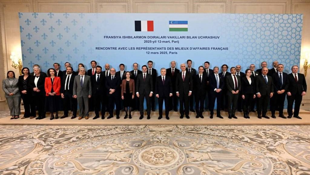 The President of Uzbekistan calls for strengthening multifaceted business cooperation between Uzbekistan and France