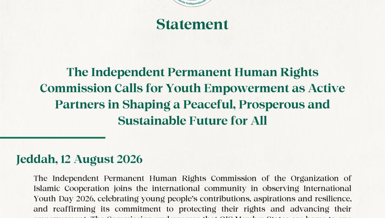 The Independent Permanent Human Rights Commission Calls for Youth Empowerment as Active Partners in Shaping a Peaceful, Prosperous and Sustainable Future for All