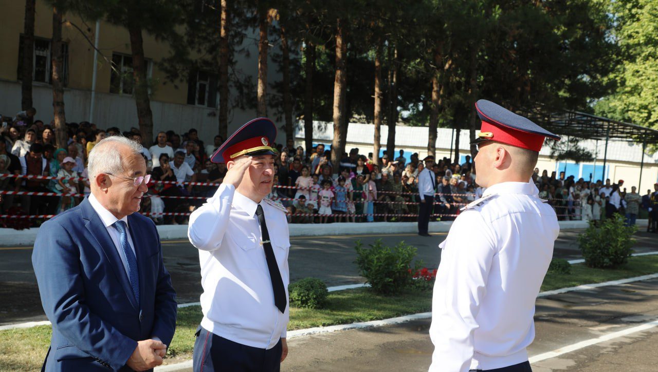 АКМАЛ САИДОВ  ФАВҚУЛОДДА ВАЗИЯТЛАР ВАЗИРЛИГИ АКАДЕМИЯСИ БИТИРУВЧИЛАРИНИНГ ТАНТАНАЛИ ТАДБИРИДА ҚАТНАШДИ