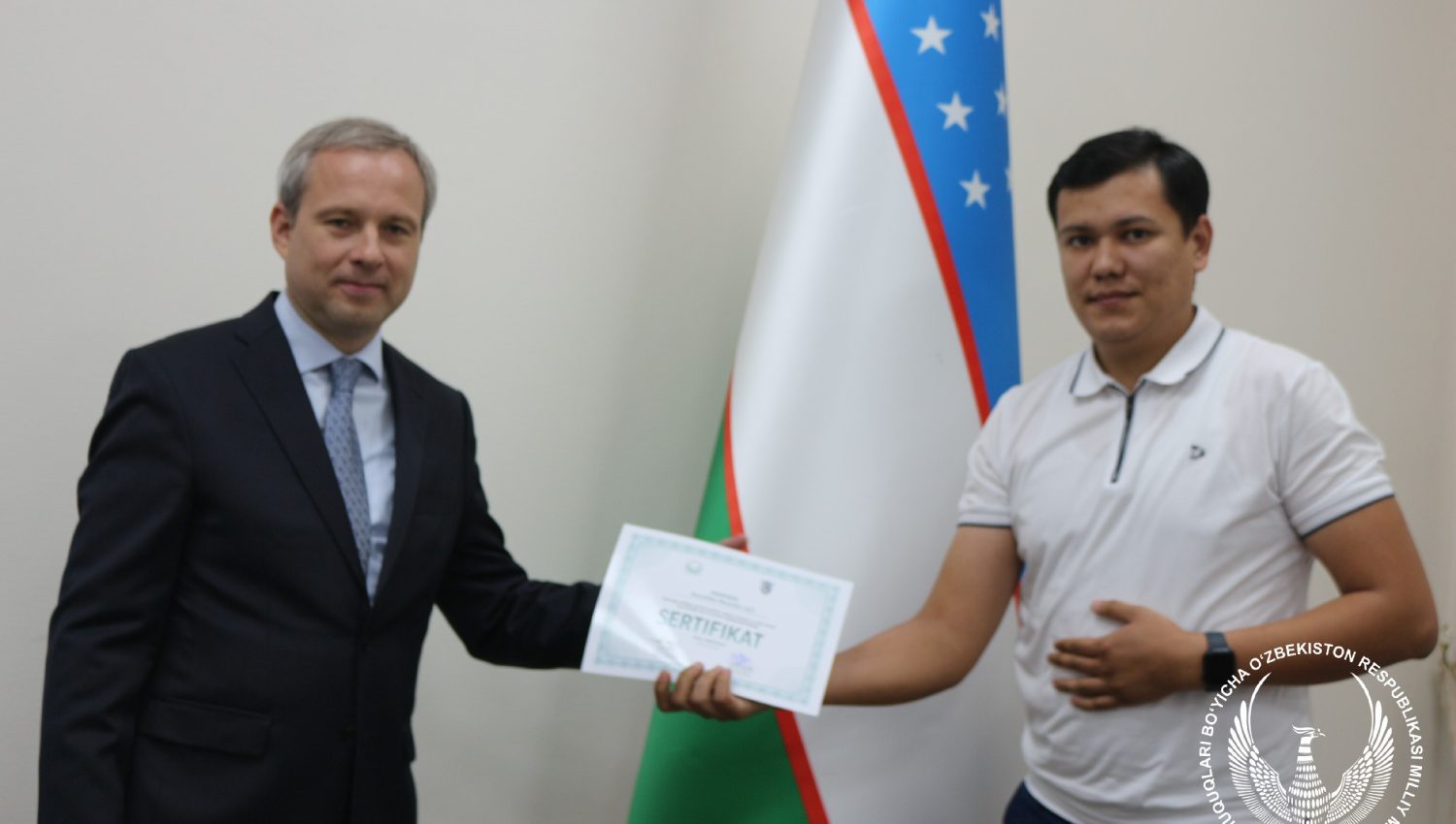 Қийноққа қарши курашиш бўйича ўқув курси тингловчиларига сертификатлар топширилди