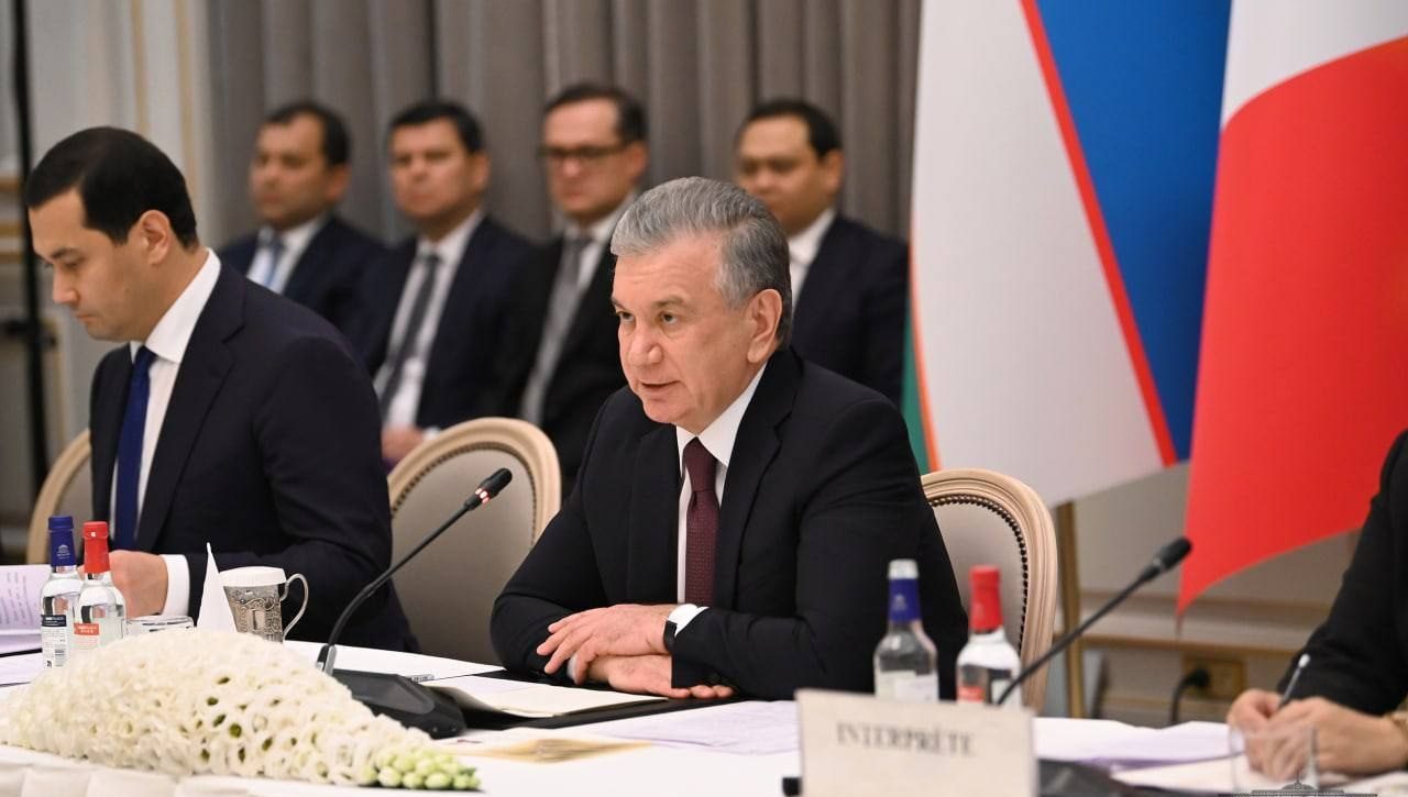 Президент Узбекистана встретился с главами ведущих компаний и банков Франции