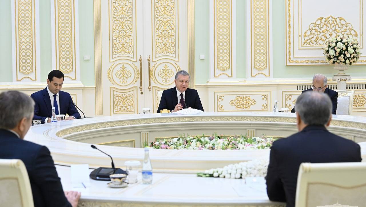 Президент Республики Узбекистан провел встречу с Председателем Государственной Думы России