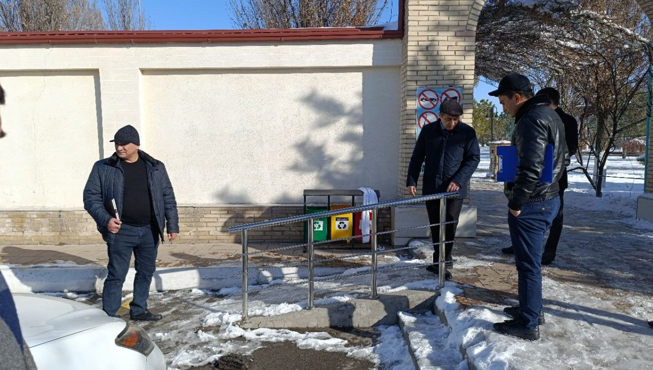 Ногиронлиги бўлган шахслар учун яратилган тўсиқсиз муҳит ҳолати