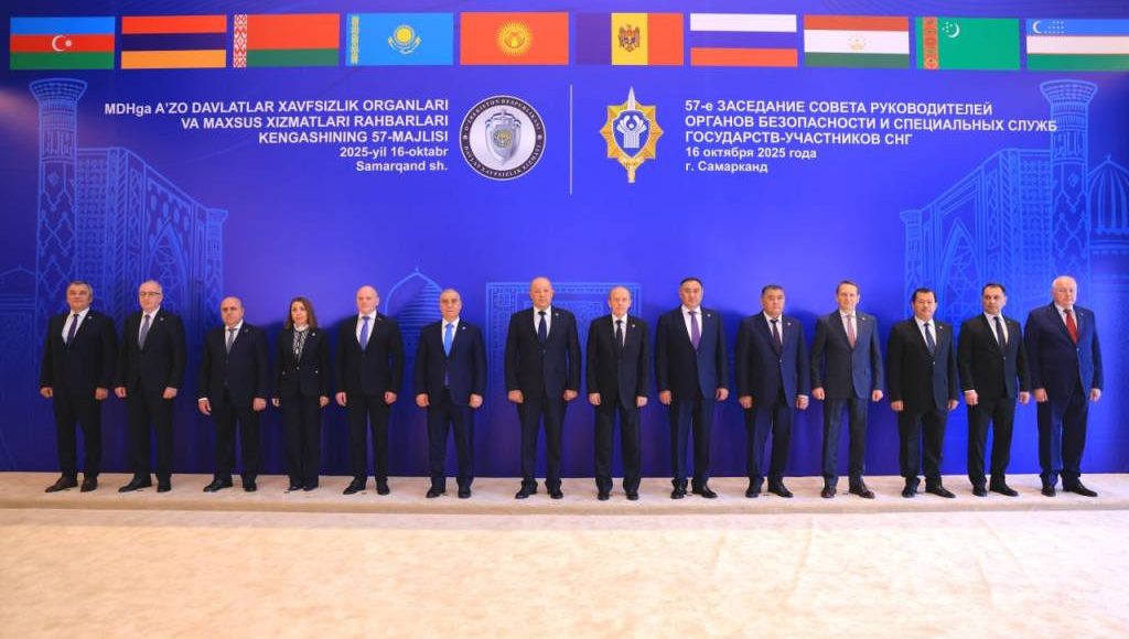 Samarqand shahrida MDHga a’zo davlatlar xavfsizlik organlari va maxsus xizmatlari rahbarlari Kengashining 57-majlisi bo‘lib o‘tmoqda