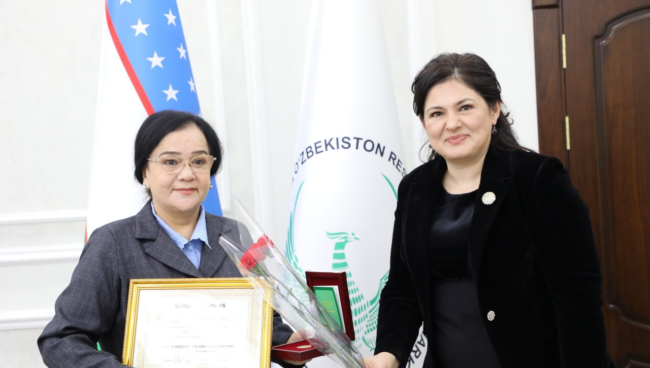 The holders of the sign “For the Protection of Human Rights” were awarded