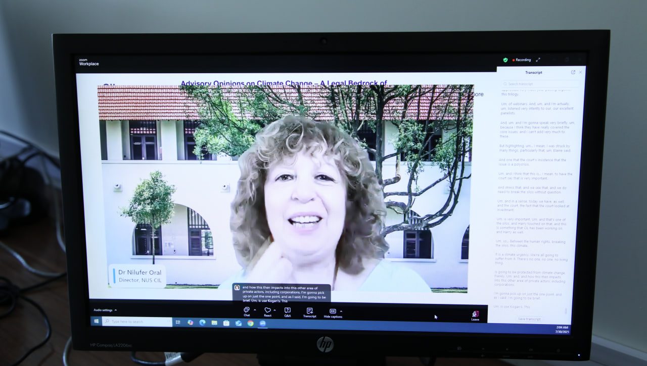 Participation of the Director of the National Center for Human Rights, A. Saidov, in the International Webinar on: “Advisory Opinions on Climate Change – A Legal Bedrock of State Responsibility: The IACtHR Opinion on the Climate Emergency and Human Rights”