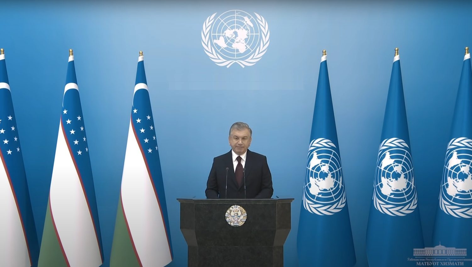  Отклики на выступление Президента на 76-сессии Генеральной Ассамблеи ООН  