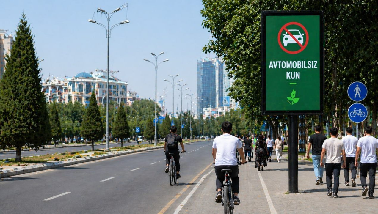 Бугун мамлакатимиз бўйлаб “Автомобилсиз кун” акцияси ўтказилмоқда