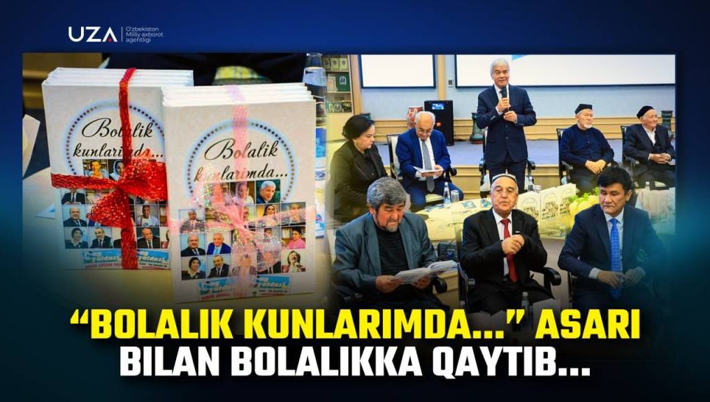 «Болалик кунларимда…» асари билан болаликка қайтиб.... (+видео)