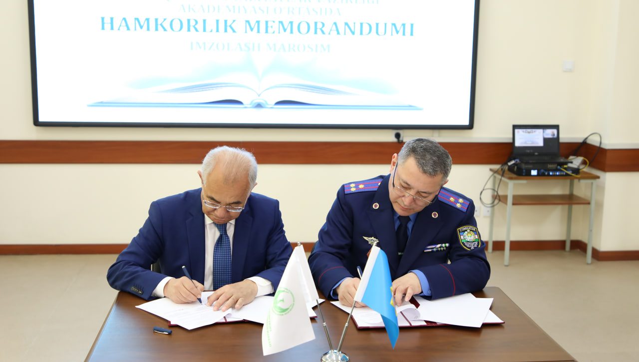 Ҳамкорлик меморандуми имзоланди