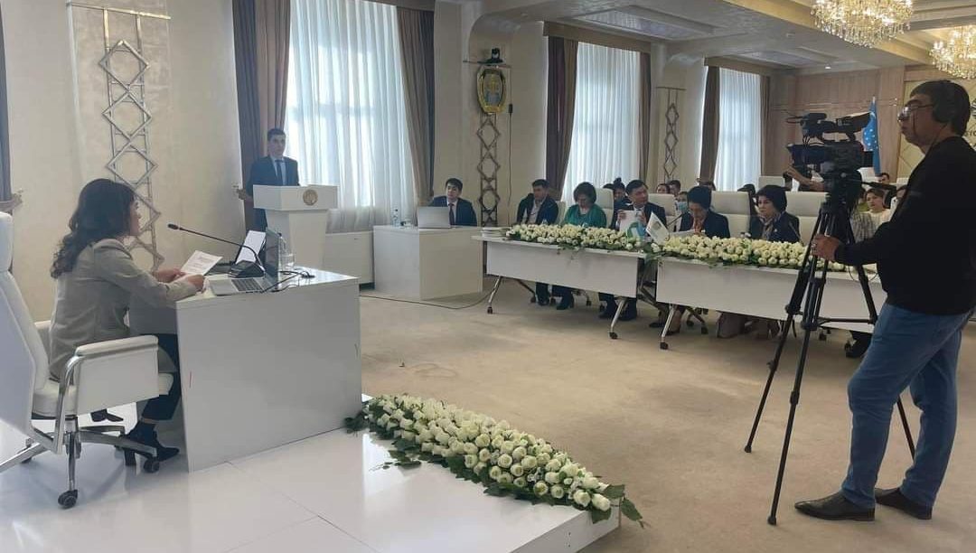 The basic doctoral student of the National Center for Human Rights of the Republic of Uzbekistan took part in the Republican National Examination on Women's Rights