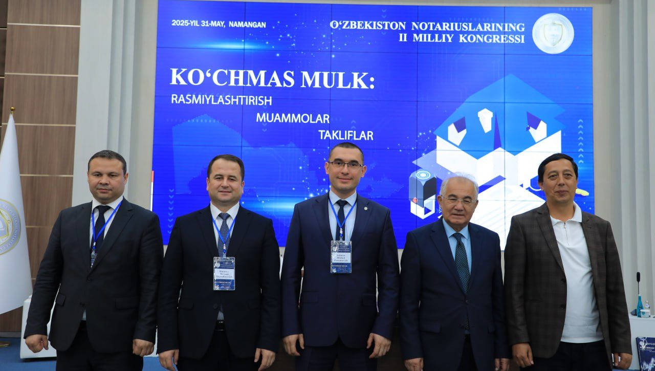 Нотариусларнинг Миллий конгрессида академик Акмал Саидов маъруза қилди
