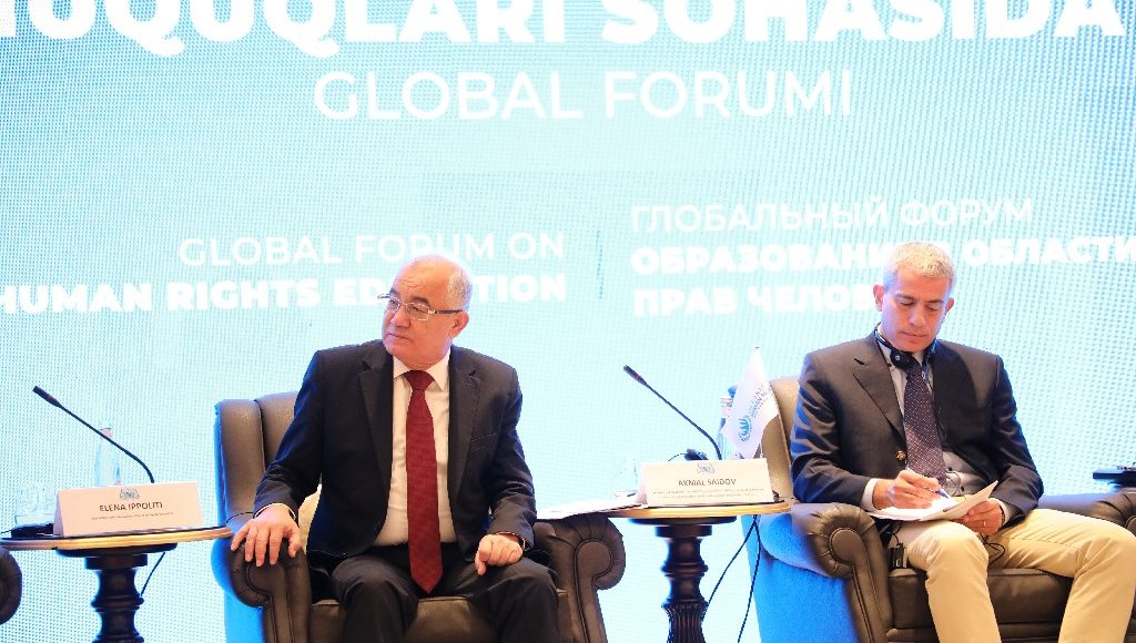 There will be no break in education and training in the field of human rights