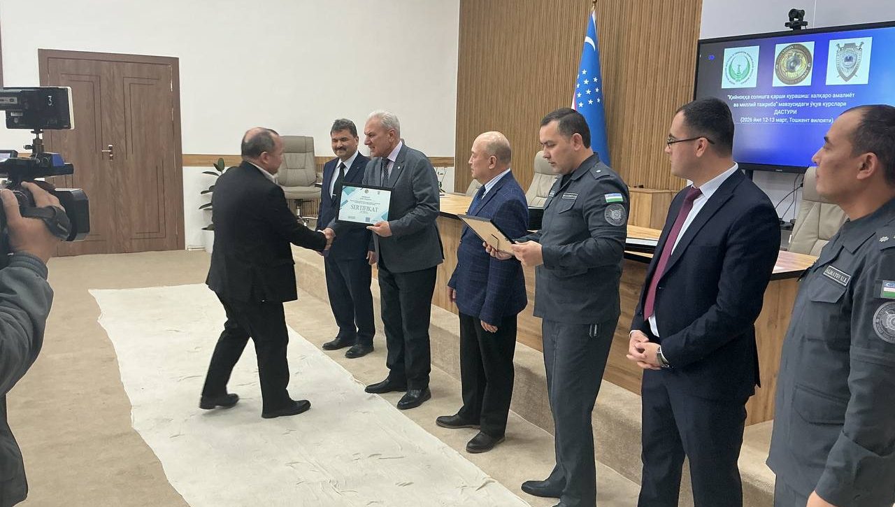 Тошкент вилоятида қийноққа қарши курашиш бўйича ўқув курси якунланди