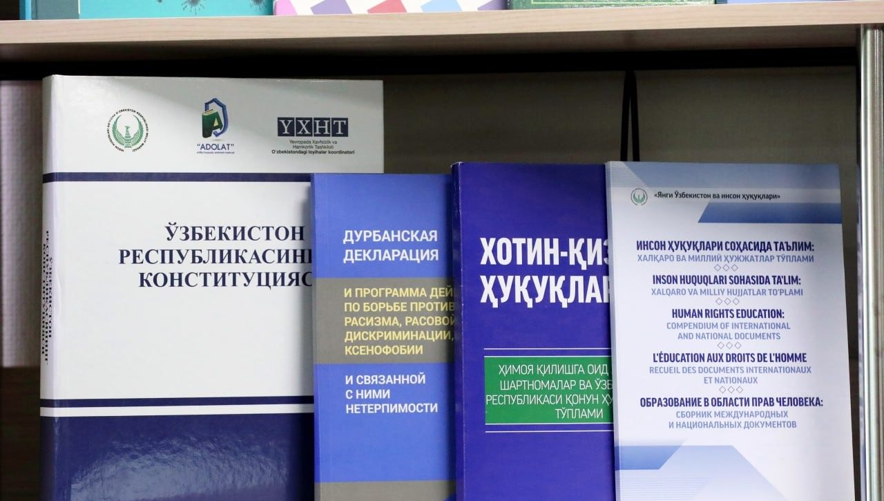 Human rights literature donated to country libraries
