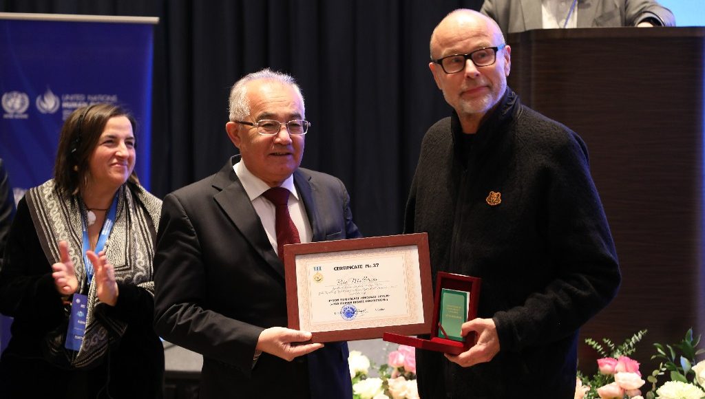 The badge "For the protection of human rights" was handed over to its owners
