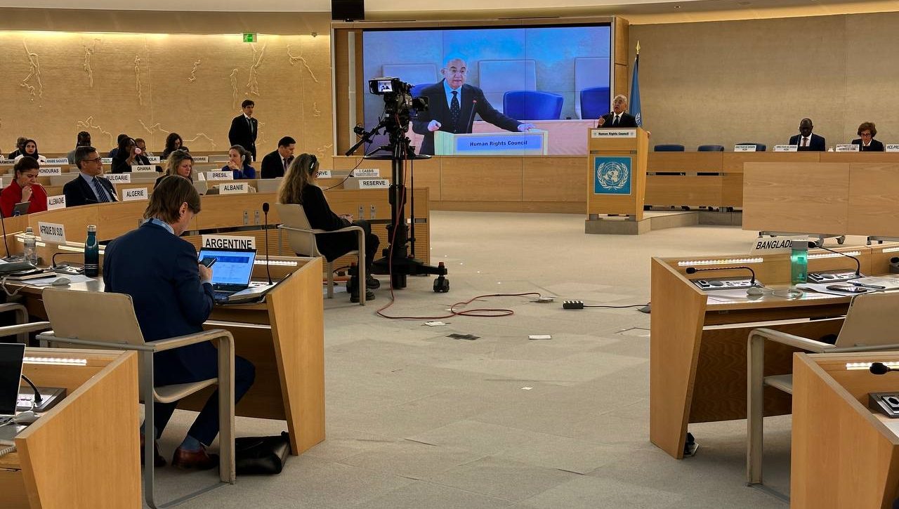 The representative of Uzbekistan gave a speech at the 55th session of the UN Council