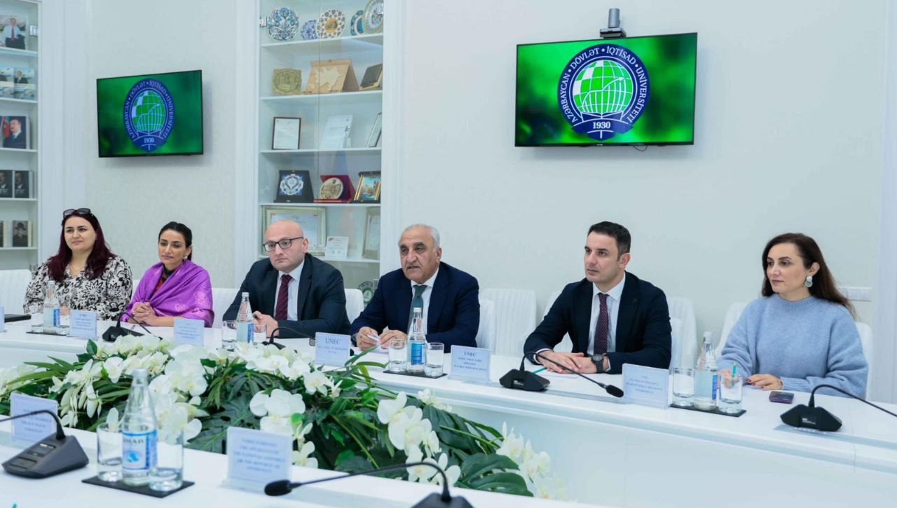 The delegation of the Legislative Chamber of the Parliament of the Republic of Uzbekistan visits UNEC