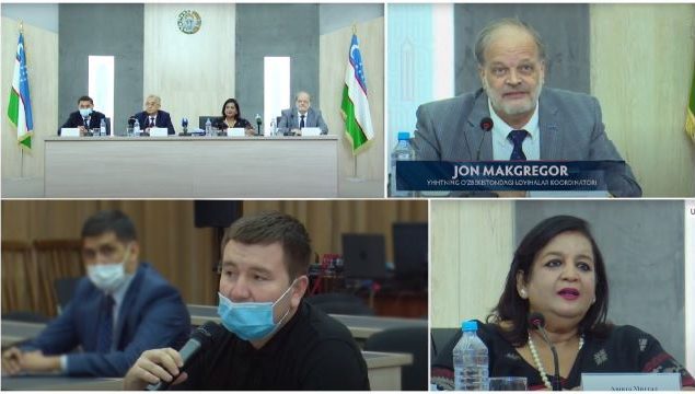 Матбуот анжумани: Самарқанд веб-форуми якунлари ҳақида