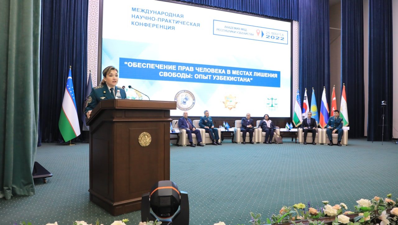 Озодликдан маҳрум этиш жойларида инсон ҳуқуқларини таъминлаш: Ўзбекистон тажрибаси