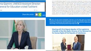 Заместитель главы ЮНЕСКО посетила Ташкент
