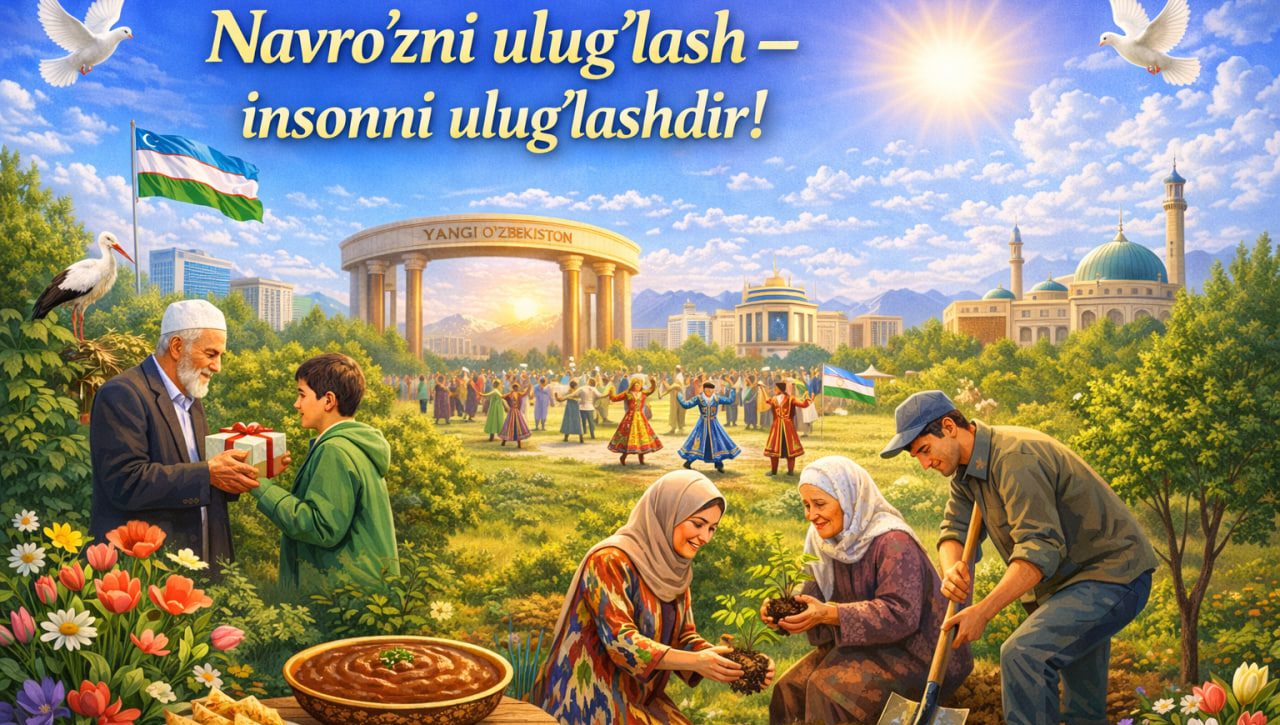“Наврўзни улуғлаш – инсонни улуғлашдир!” 