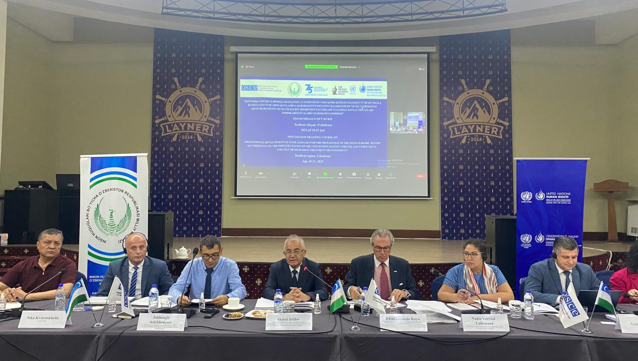 Employees of government agencies are trained on the provisions of the UN Convention against Torture