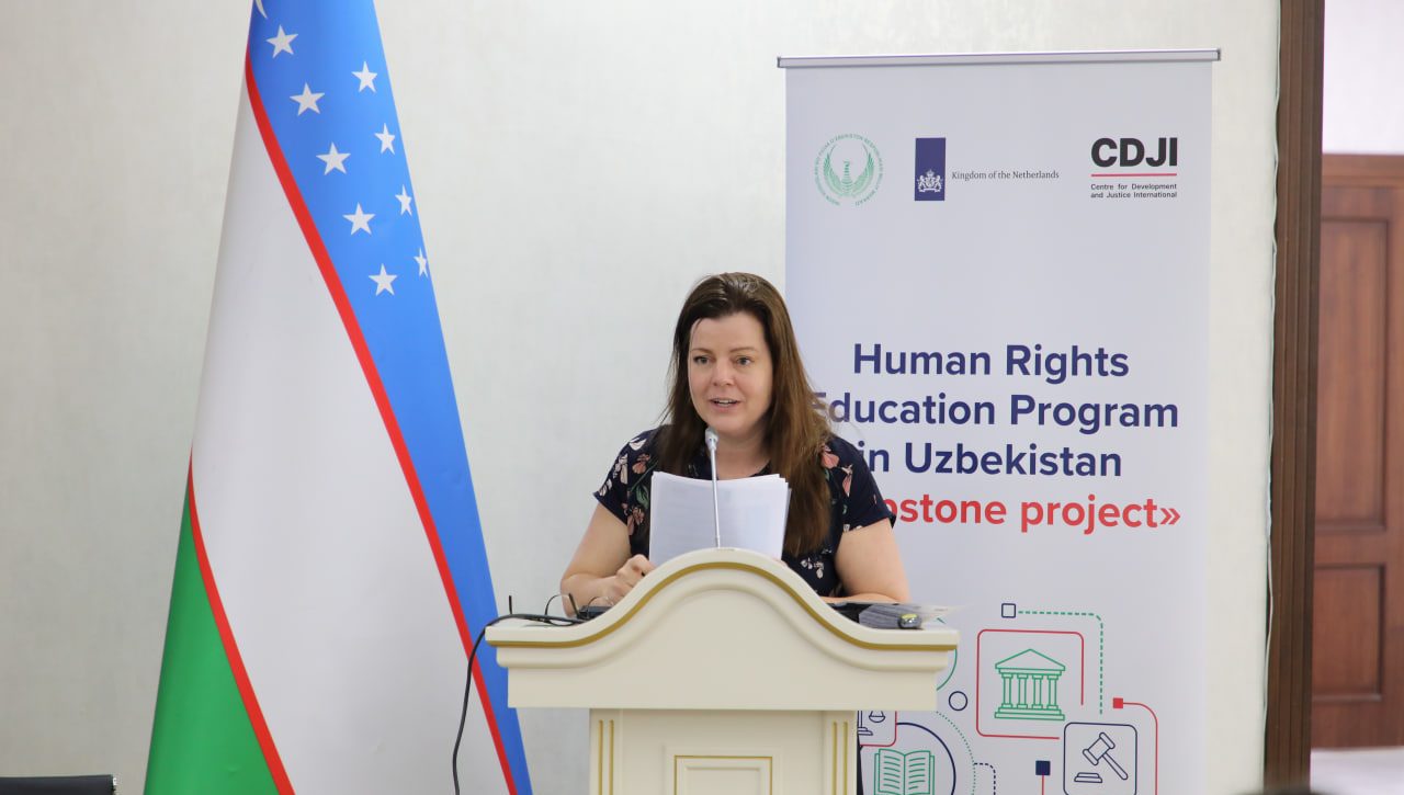 Public Lecture by International Expert of the Capstone Project Uzbekistan Held at the National Center of the Republic of Uzbekistan for Human Rights