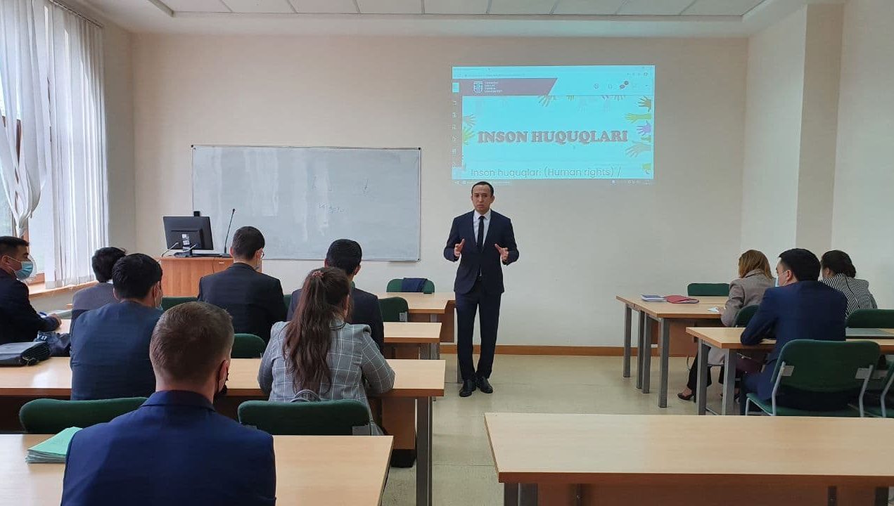 Инсон ҳуқуқларига бағишланган маҳорат дарси ўтказилди