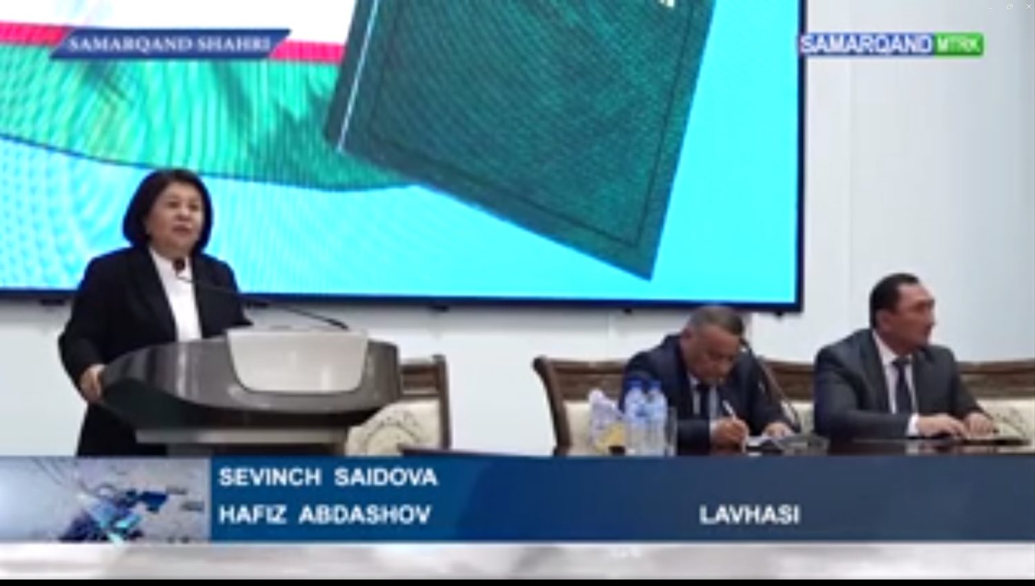 Олий суд раисининг биринчи ўринбосари Р. Маҳмудова иштирокида Самарқанд давлат университетида "Инсон ҳуқуқлари ҳафталиги" доирасида "Инсон ҳуқуқлари - олий қадрият" мавзуида учрашув ўтказилди