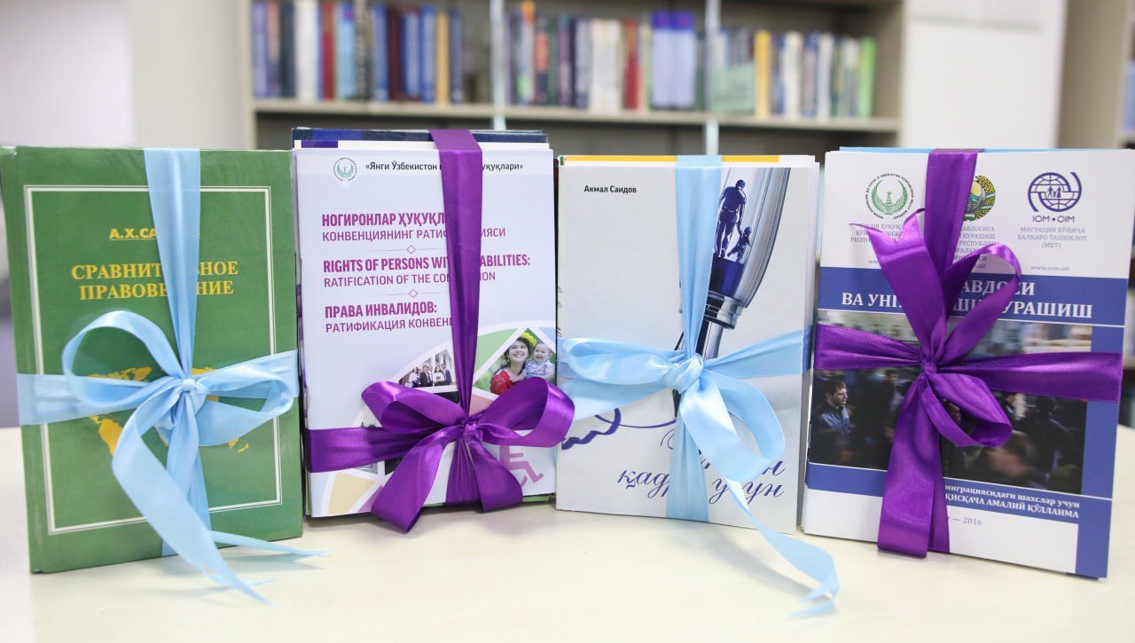 Human rights literature donated to country libraries