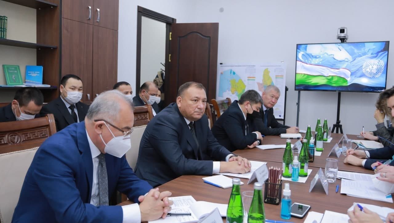 Жорий йилнинг 2 декабрь куни Қорақалпоғистон Республикаси прокурори Фархат Алламбергеновнинг Бирлашган Миллатлар Ташкилоти Инсон ҳуқуқлари Кенгашининг Терроризмга қарши курашда инсон ҳуқуқларини рағбатлантириш ва ҳимоя қилиш масалалари бўйича махсус маърузачиси Фионнуала Ни Аолайн билан учрашуви бўлиб ўтди.