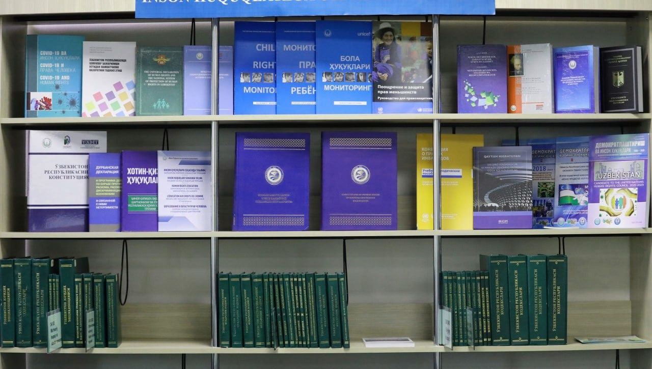 Human rights literature donated to country libraries