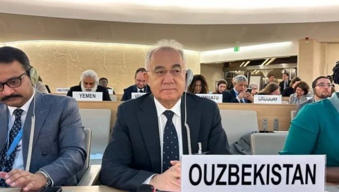 STATEMENT BY THE HEAD OF THE DELEGATION OF THE REPUBLIC OF UZBEKISTAN H.E., Prof., Amb. AKMAL SAIDOV, First Deputy Speaker of the Legislative Chamber of the Oliy Majlis of Uzbekistan, Director of the National Centre for Human Rights AT THE HIGH-LEVEL SEGMENT OF THE 55th SESSION OF THE UNITED NATIONS HUMAN RIGHTS COUNCIL 26-29 February 2024 GENEVA