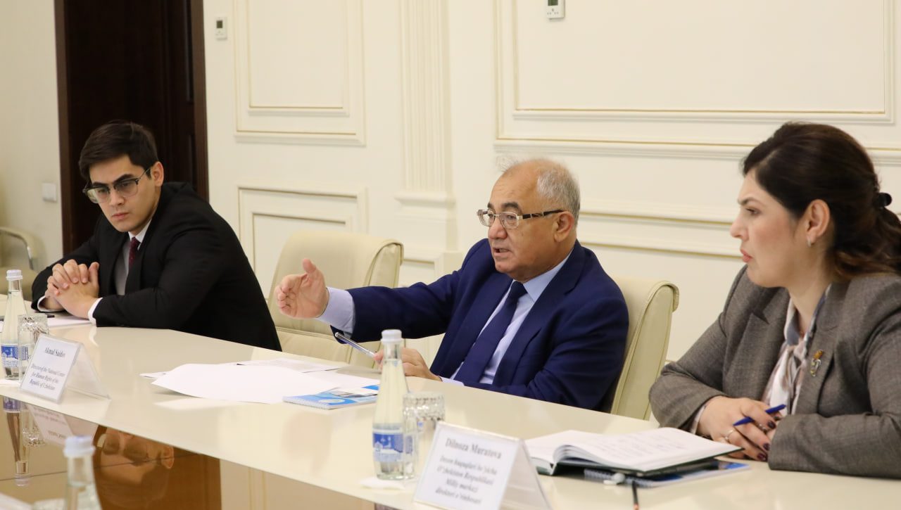 PRESS RELEASE On the bilateral meeting of the Director of the National Center of the Republic of Uzbekistan for Human Rights A. Saidov with the  UNDP Resident Representative in Uzbekistan A. Fujii