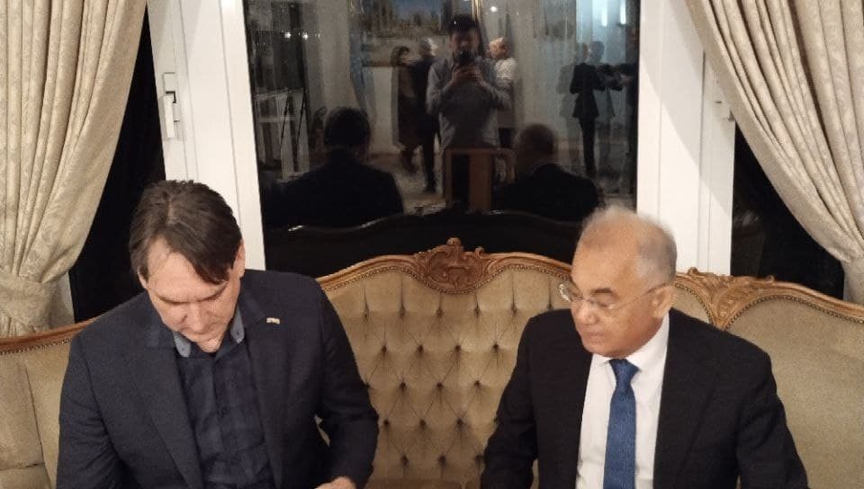 Акмал Саидов Брюсселда таниқли журналист ва адиб Ремко Рейдинг билан учрашди