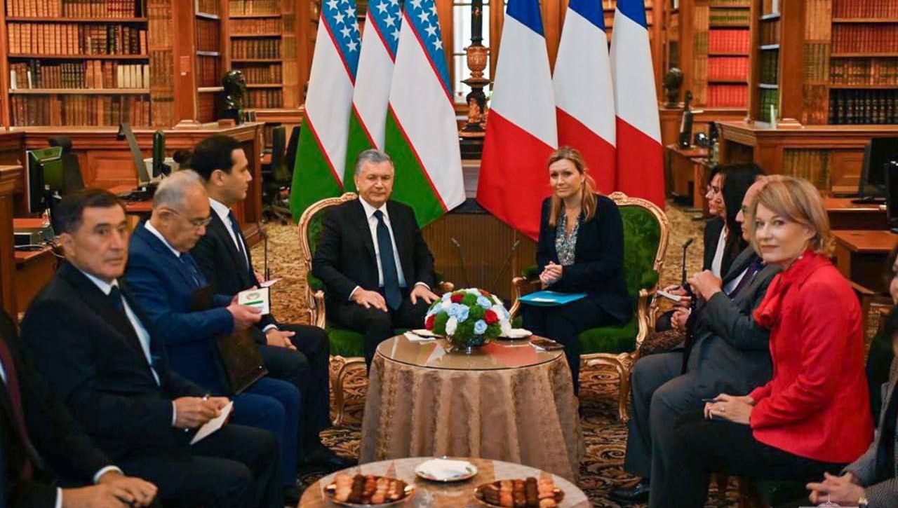 Президент Узбекистана и председатель нижней палаты Парламента Франции обсудили перспективы развития межпарламентского диалога