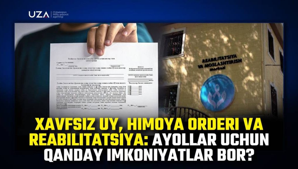Хавфсиз уй, ҳимоя ордери ва реабилитация: Аёллар учун қандай имкониятлар бор? (+видео)