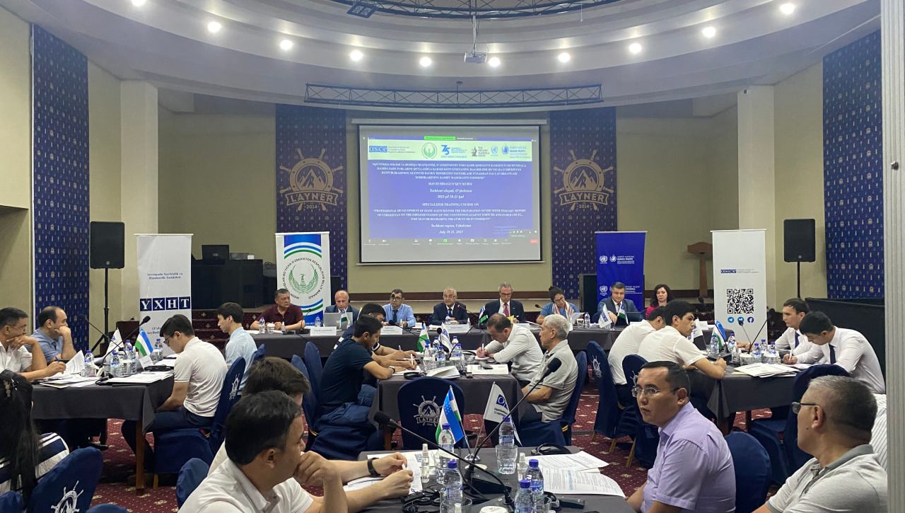 Employees of government agencies are trained on the provisions of the UN Convention against Torture