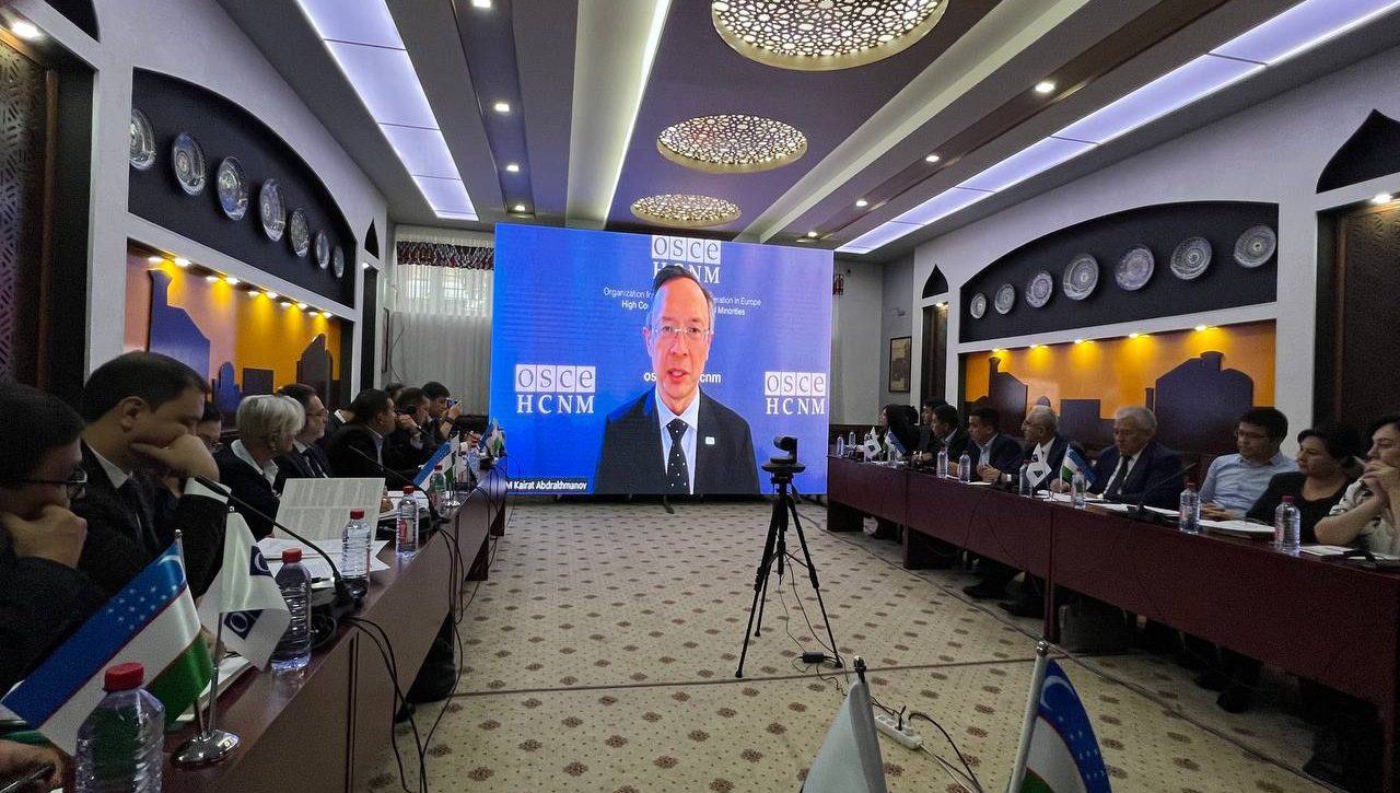 A round table on the OSCE Ljubljana Recommendations was held in Samarkand