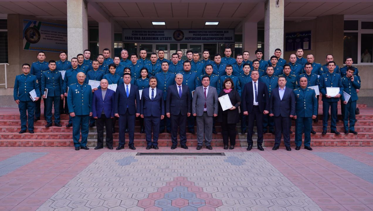 Қийноққа қарши кураш машғулотлари тингловчиларига сертификатлар топширилди