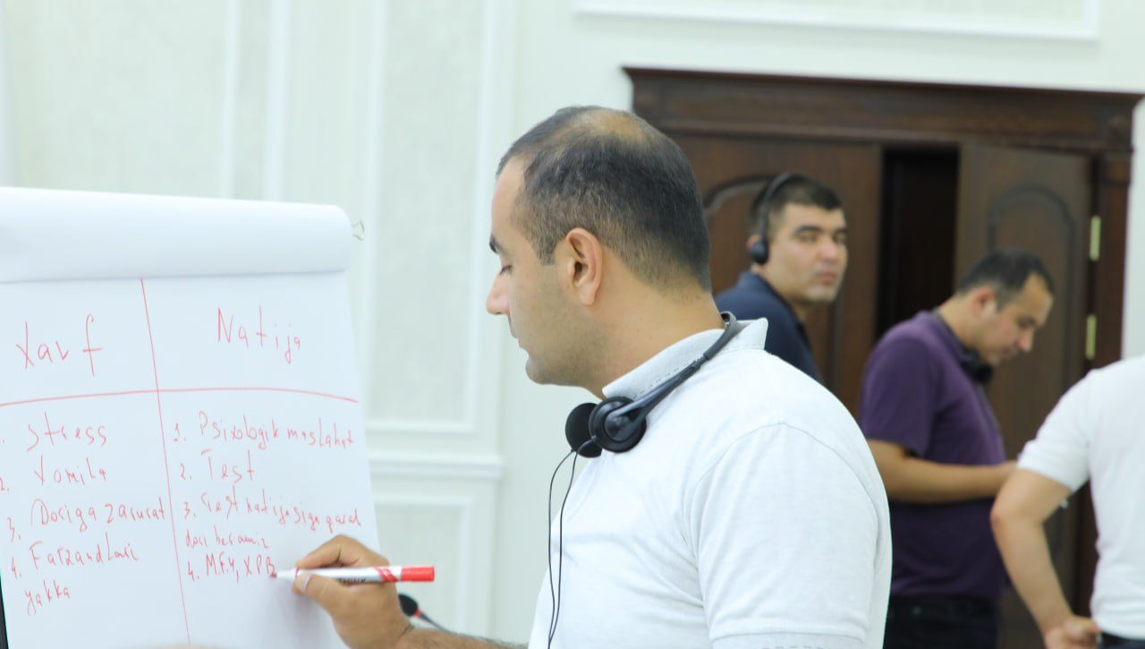 HUQUQNI MUHOFAZA QILUVCHI ORGANLAR XODIMLARI UCHUN TRENING DOIRASIDA USHLAB TURILGANLARNING HIMOYAGA MUHTOJ TOIFALARI VA TIBBIY KAFOLATLAR MUHOKAMA QILINDI
