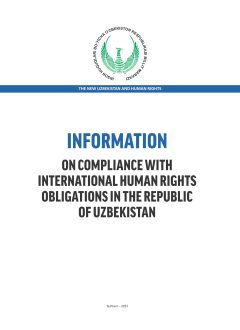 Information on compliance with international human rights obligations in the Republic of Uzbekistan