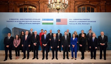 Подписан пакет двусторонних соглашений по приоритетным направлениям узбекско-американского сотрудничества