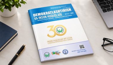 JURNALNING YANGI SONI INSON HUQUQLARI BO‘YICHA O‘ZBEKISTON RESPUBLIKASI MILLIY MARKAZINING 30 YILLIGIGA BAG‘ISHLANDI