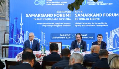 Samarkand Vision 2040: Global Cooperation for Human Dignity, Equality, and Sustainable Development